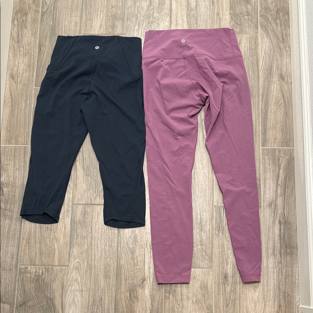 lululemon athletica Blue Leggings only